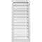 Ekena Millwork Vertical Surface Mount PVC Gable Vnt: Non-Functional, w/2"W x 1-1/2"H, Brickmould Frame, 18"W x 40"H GVPVE18X4002SN - alternate 1